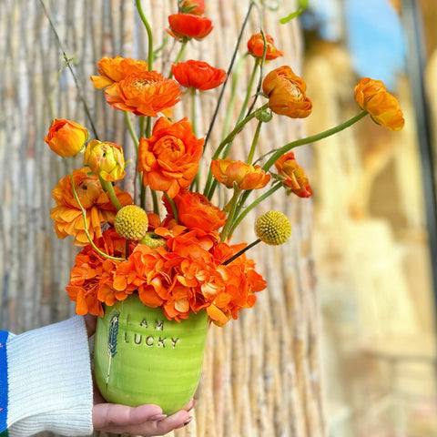 I'm Lucky Green FGI MOOD MUG Mini Arrangement
